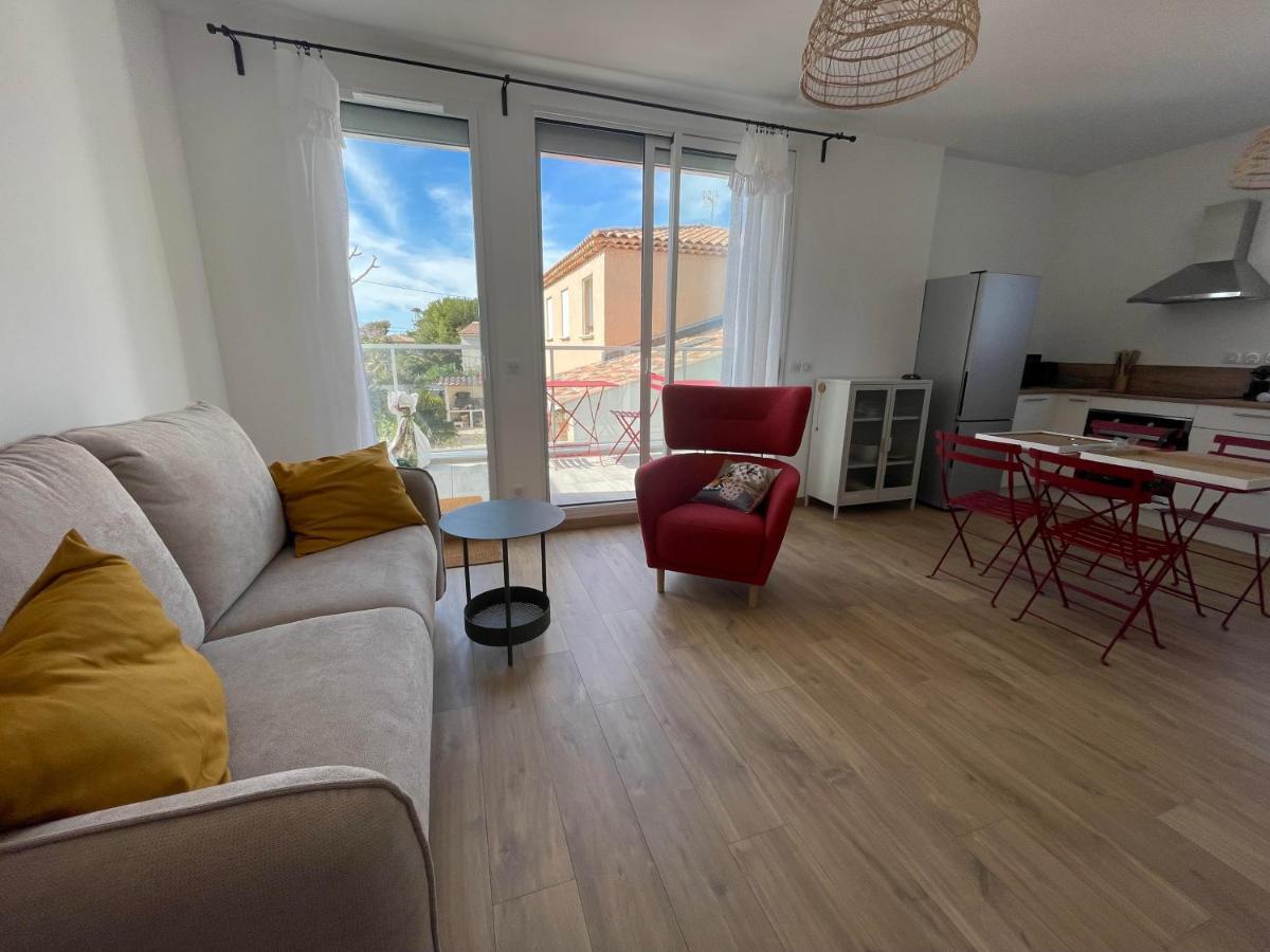 Appartement T2 Piscine Et Plage 카리르루에 외부 사진